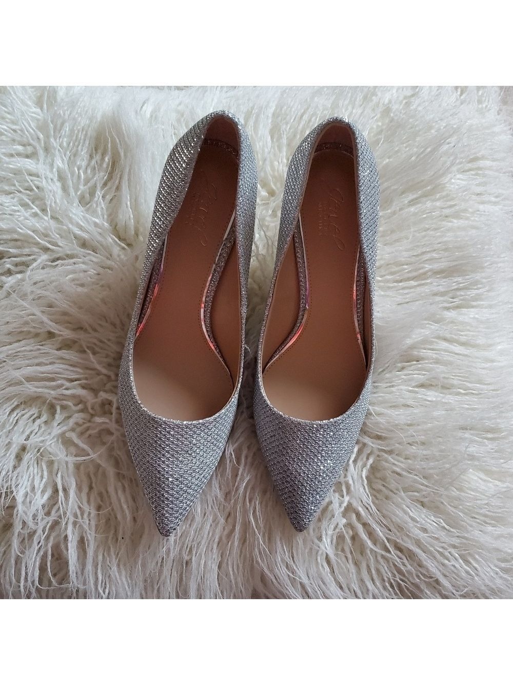 Badgley Mischka Rudy Pump Silver Glitter